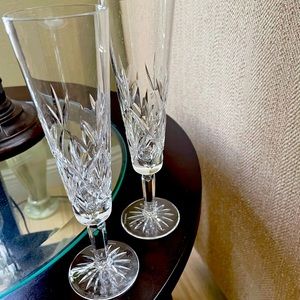 Tiffany & Co. Champagne Chrystal Glasses